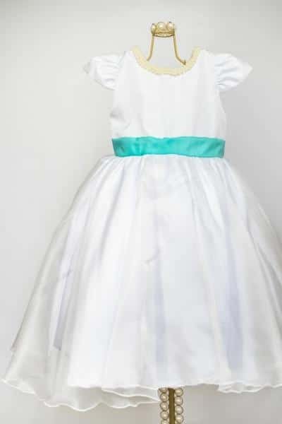 Vestidos de formatura infantil branco